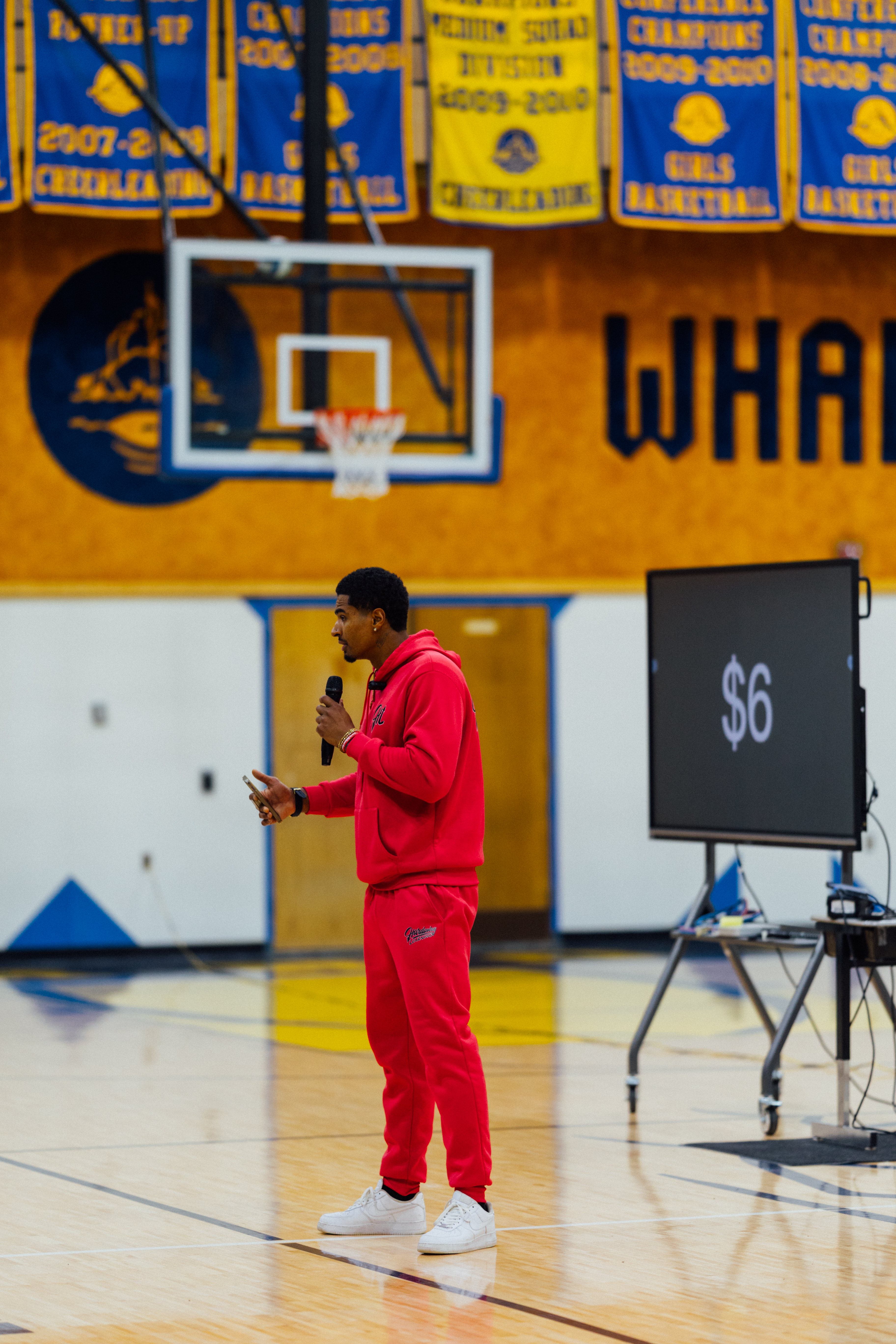 Derrick Moore in action