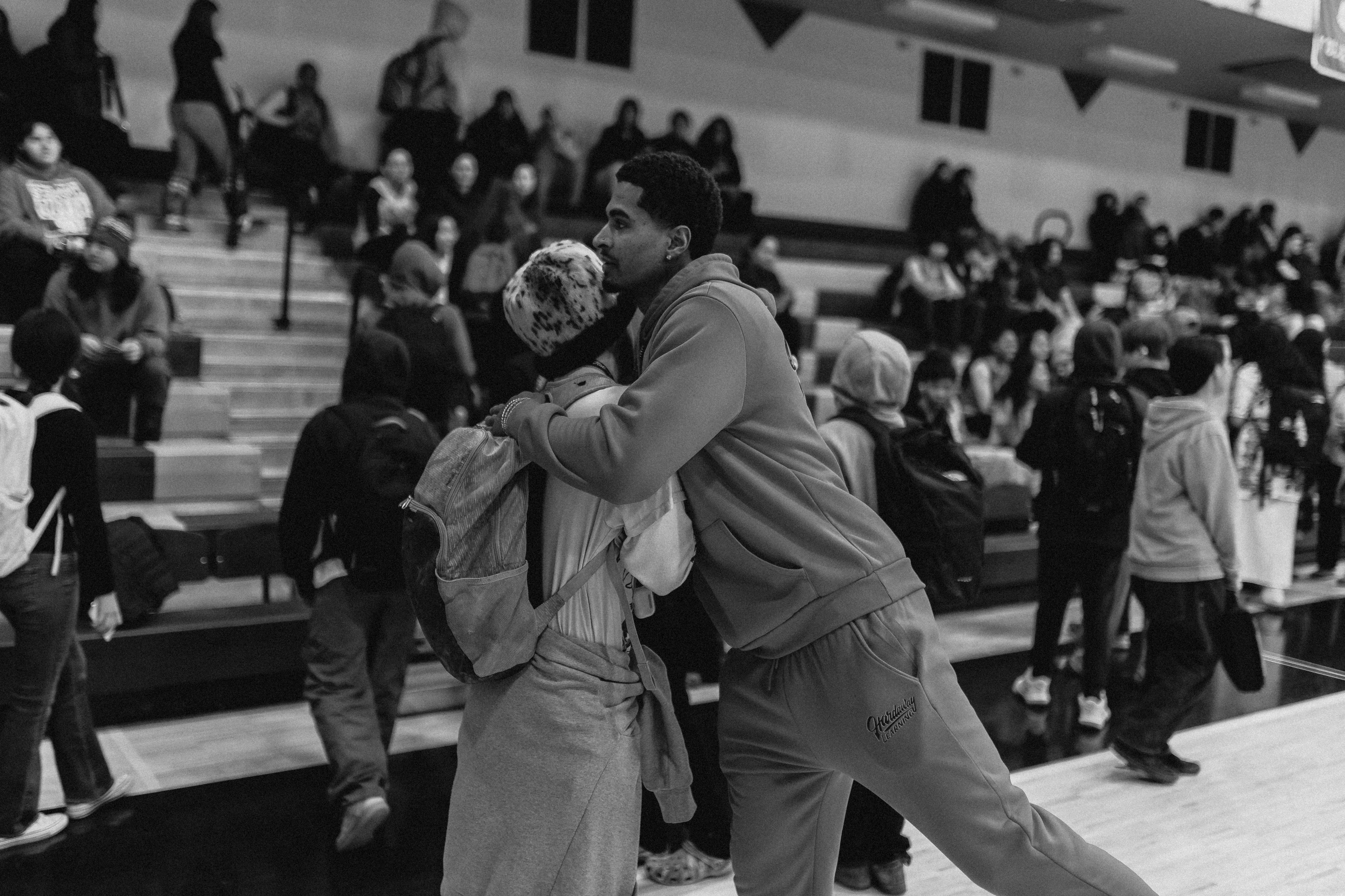 Derrick speaking at venue