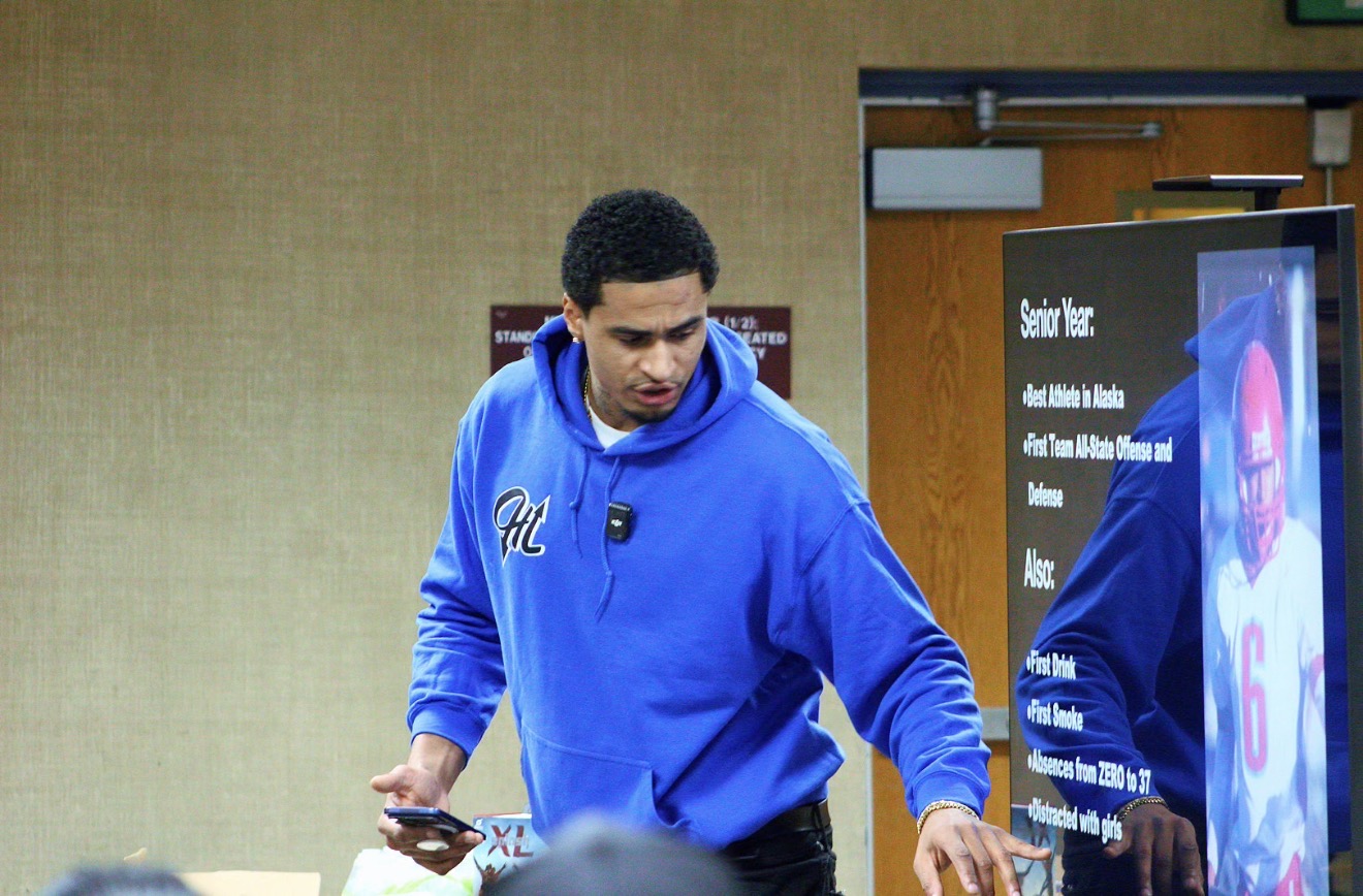 Derrick at event appearance