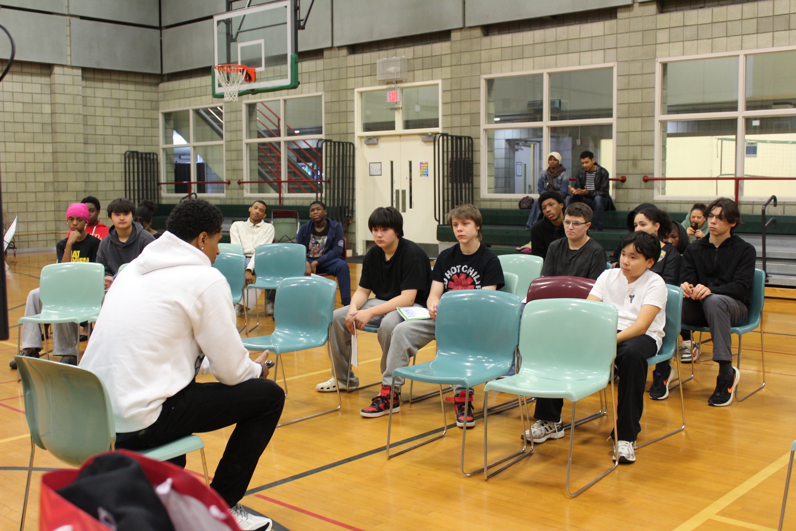 Derrick Moore speaking